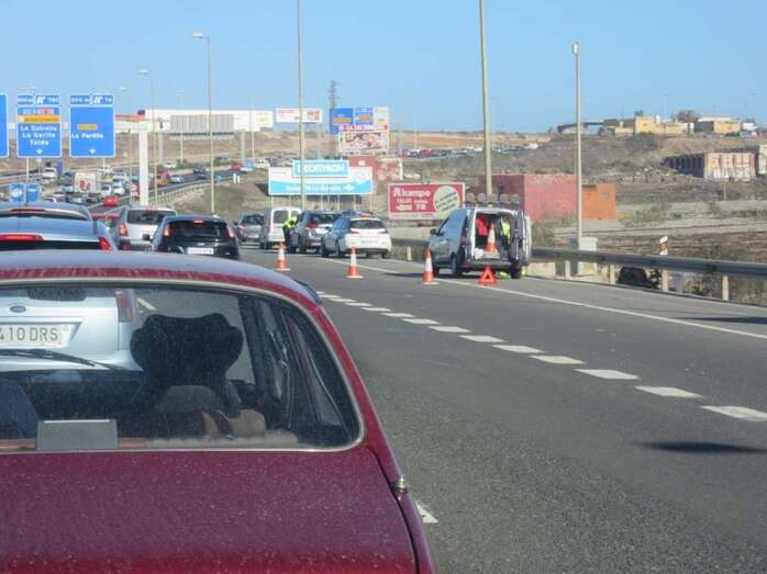 Imagen de archivo de un accidente en un lugar próximo al de hoy (foto TA)